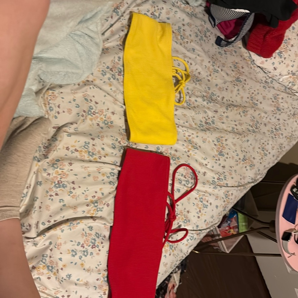 2 matching Zaful bikini tops